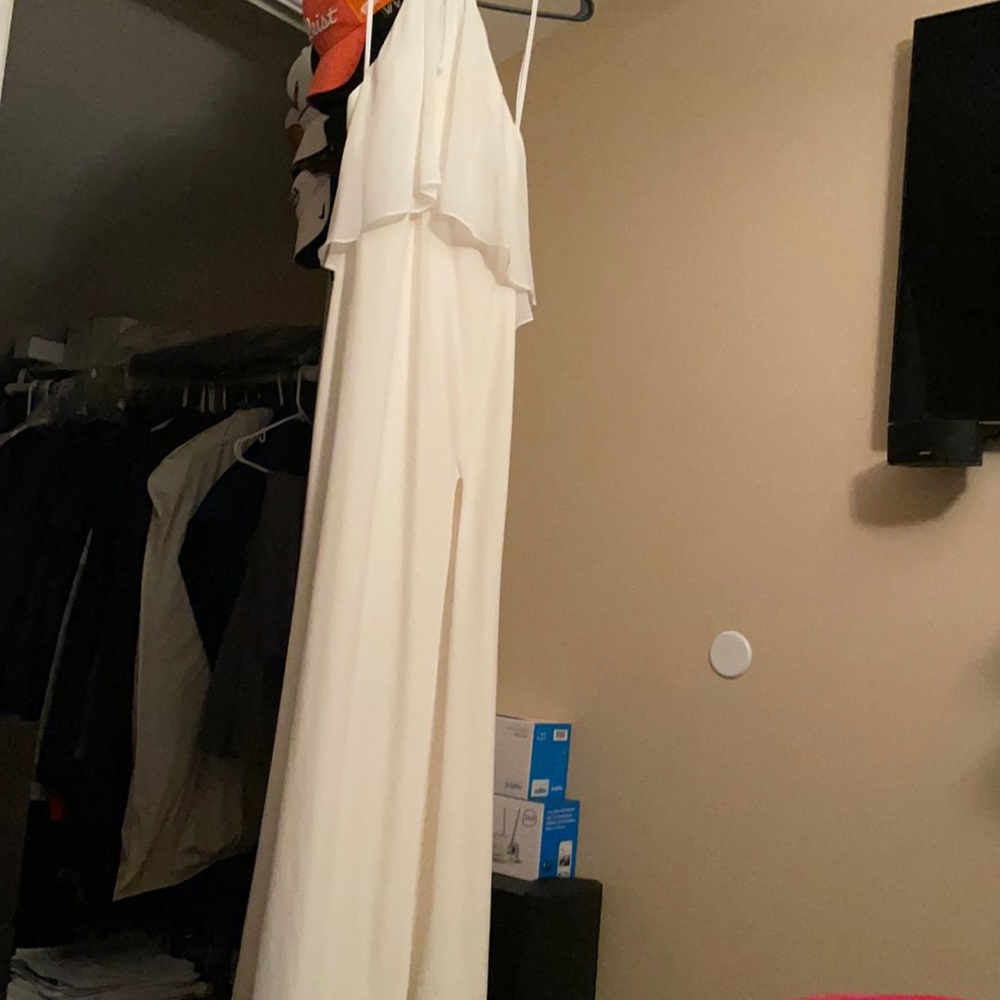 Gianni Bini long white dress